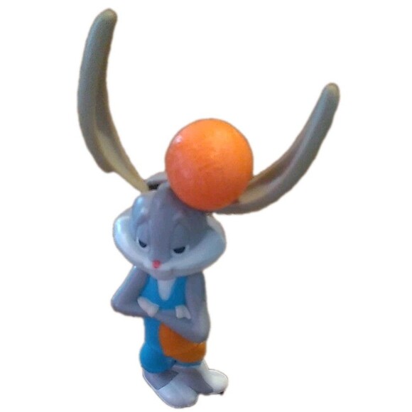 McDonald's Looney Tunes Space Jam Bugs Bunny Basketball Happy Meal Toy 2020 - Picture 2 of 4